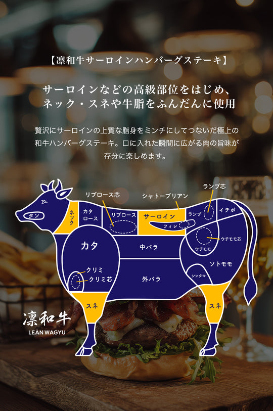 凛和牛サーロインハンバーグステーキ